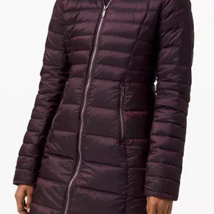 Lululemon Brave the Cold Jacket Black Cherry Size 2